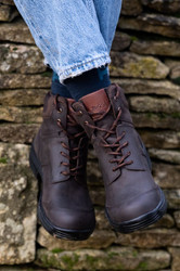 Toggi Ardingly Safety Boots - Chocolate - Front Lifestyle