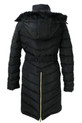 Coldstream Ladies Branxton Long Quilted Coat in Black - Back