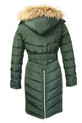 Coldstream Ladies Branxton Long Quilted Coat in Fern Green - Back