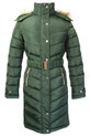 Coldstream Ladies Branxton Long Quilted Coat in Fern Green - Front