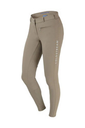 Coldstream Ladies Kilham Full Seat Competition Breeches in  Taupe - Front