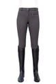 Coldstream Ladies Kilham Full Seat Competition Breeches in Charcoal Grey - Front