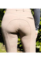 Coldstream Ladies Kilham Full Seat Competition Breeches in  Taupe - Back