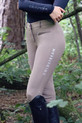 Coldstream Ladies Kilham Full Seat Competition Breeches in  Taupe - Side