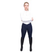 Coldstream Ladies Kilham Full Seat Competition Breeches in Navy - Front