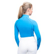 Coldstream Ladies Lennel Base Layer in Blue/Gray - Back