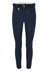 Pikeur Ladies Lugana McCrown Full Patch Breeches in Night Blue-Front