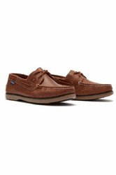 Chatham Mens Whitstable Deck Shoe in Tan-Pair
