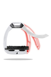 Flex-On Flat Ultra Grip Customizable Safe On Stirrups - Safety arm diagram