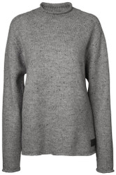 Mountain Horse Crew Pullover in Grey Melange-Front