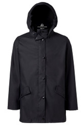 Mountain Horse Youth Drops Rain Coat in Black-Front