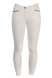 Horseware Ireland Ladies Woven Competition Self Seat Breeches  in White