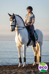 LeMieux Earth Dressage Saddle Pad in Ocean - Lifestyle