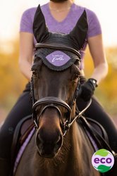 LeMieux Earth Fly Hood in Thistle - Lifestyle