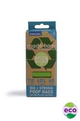 Ancol Made From Poop Bag Refill - 60 bags