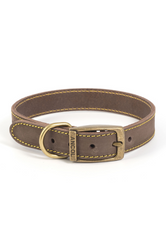 Ancol Timberwolf Leather Collar | Country & Stable