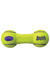 Kong AirDog® Squeaker Dumbbell Dog Toy in Green/Purple