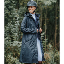 Mountain Horse Ladies Mindy Raincoat in Black- Lifestyle Front