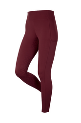 LeMieux Ladies Naomi Pull On Breeches in Merlot - Side One