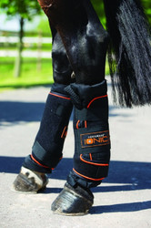 Horseware Rambo Ionic Stable Boots - Black/Orange