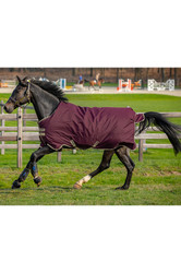 Horseware Amigo Hero Ripstop 600D Turnout Blanket 100g - Fig/Navy