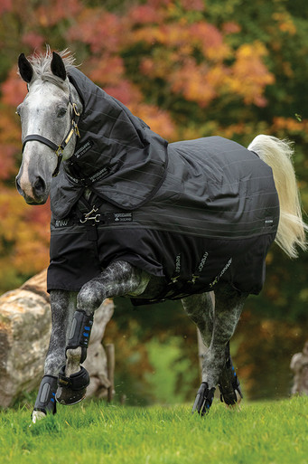 Horseware Amigo Bravo 12 Reflectech Plus Turnout Blanket 250g - Black/Reflective