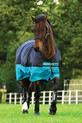 Horseware Mio Turnout Medium 200g - Black/Turquoise