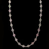 Handmade jewellery pink crystal and bead necklace