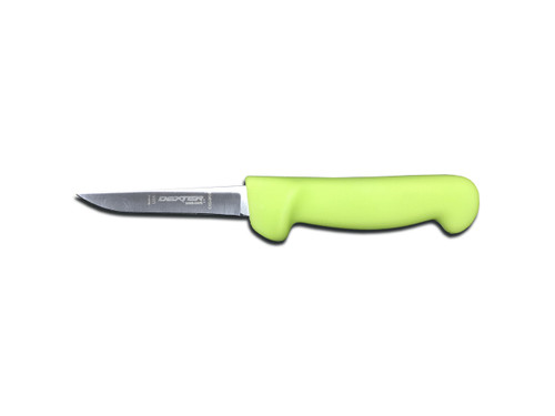 Dexter Russell Limelite Sani-Safe 3 3/4" Poultry Knife Hollow Ground 3323 C153-3/4HG