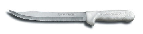 Dexter Russell Sani-Safe 9" Scalloped Utility Slicer 13563 S142-9