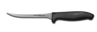 Dexter Russell SofGrip 5 1/2" Scalloped Utility Knife Black Handle 24303B SGL155NSCB