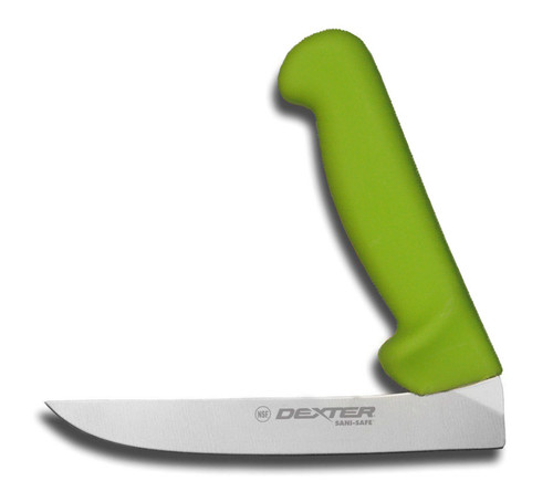 Dexter Russell Limelite Sani-Safe 6" Forward Right Angle Knife Lime Green Handle 3293 C136-18°