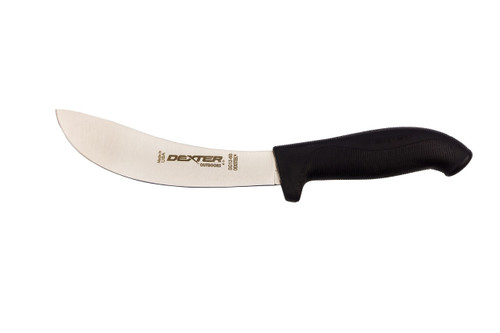 Dexter Russell SofGrip 6" Skinning Knife Black Handle 24743B Sg12-6B-Pcp