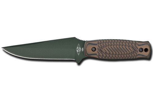 Dexter Russell Green River Carry Knife Straight Foliage Green Blade Brown Handle 45005 40404Hb-1-Fb