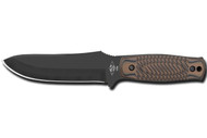 Dexter Russell Green River Carry Knife Straight Graphite Black Blade Brown Handle 45016 40903Hb-1-Bb