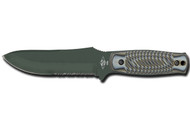 Dexter Russell Green River Carry Knife Serrated Foliage Green Blade Green Handle 45021 40903Pg-Fb