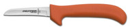Dexter Russell Sani-Safe 3 1/4" Wide Clip Point Deboning Knife Orange Handle 11423 Ep152Whg-3 1/4Cpt