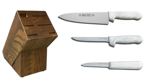 Dexter Russell Cutlery Sani-Safe Starter Knife Block Set VB4039