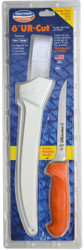 Dexter Russell UR-Cut 6" Flexible Fillet Knife Moldable Handle & Sheath 24663 UC136FF-WS1-PCP