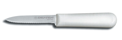 Dexter Russell Sani-Safe 3 1/4" Scalloped Paring Knife 15373 S104SC