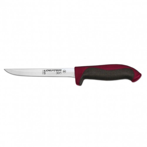Dexter Russell 360 Series 6” narrow flexible boning knife red handle 36002R S360-6F-PCP
