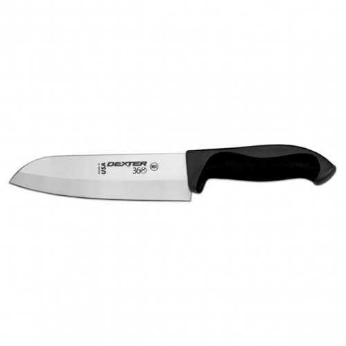 Dexter Russell 360 Series 7” Santoku knife black handle 36004 S360-7PCP