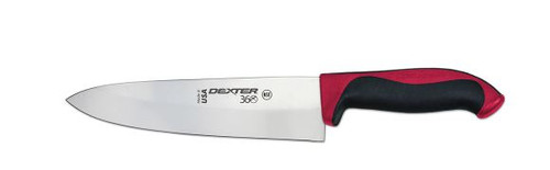 Dexter Russell 360 Series 8” cook’s knife red handle 36005R S360-8PCP