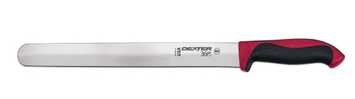 Dexter-Russell 36010R 360 Series 12" Slicing Knife with Red Handle