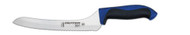 Dexter Russell 360 Series 9 inch Scalloped Offset Slicer Blue Handle 36008C S360-9SC