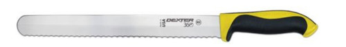 Dexter Russell 360 Series 12" Scalloped Slicer Yellow Handle 36011Y S360-12SC