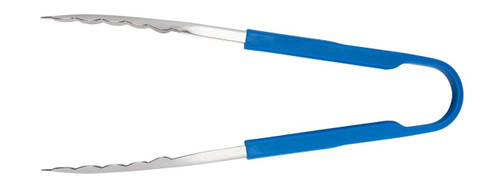 Dexter Russell Cool Blue® high heat 9½” Heavy Duty Utility Tongs Silicone Handle 91509