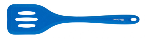 Dexter Russell COOL BLUE® 11 1/2" High Heat Silicone Slotted Turner 91533