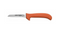 Dexter Russell Sani-Safe 3 ¾" clip point utility deboning knife with orange handle 11393 EP154-3¾CPT