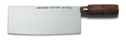 Dexter Russell Traditional 7" x 2 3/4" Chinese Chef's Knife Walnut Handle 08140 S5197W